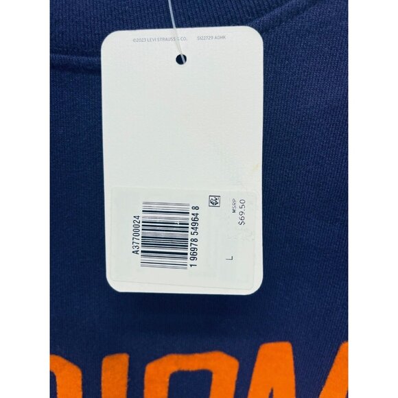 Levi’s Gold Tab Men’s Sweatshirt Albion Audubon Purple Size Large New - Picture 6 of 9